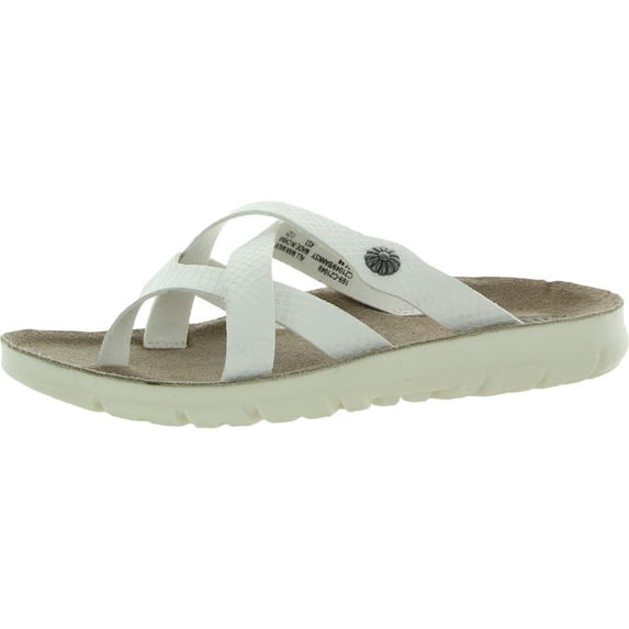 CLIFFS BY WHITE MOUNTAIN womens Banksy Thong Sandal , White , 8.5