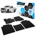 thumbnail image 1 of CLIM ART All-Weather Car Floor Mats Compatible with Ford F150 2015-2021 SuperCab, Custom-Fit Heavy-Duty Floor Liners for Cars & SUVs, Car Accessories for Men & Women, Black - FL011515240, 1 of 6