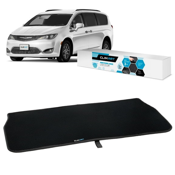 CLIM ART Cargo Liner for Chrysler Pacifica 2017-2026/Voyager 2020-2026 Custom Fit Trunk Mat, with Honeycomb Technology - All-Climate, Heavy Duty, Anti-Slip Cargo Liner, Luggage - FL01116172