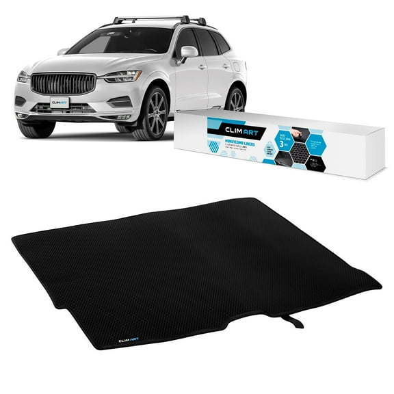 CLIM ART Cargo Liner for Volvo XC60 2018-2026 Custom Fit Trunk Mat, with Honeycomb Dirtproof & Waterproof Technology - All-Climate, Heavy Duty, Anti-Slip Cargo Liner, Luggage - FL01118171