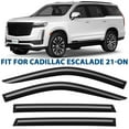 thumbnail image 1 of CLIM ART Incredibly Durable Rain Guards for Cadillac Escalade 2021-2026,Original Tape-on Window Deflectors,Vent Deflector,Window Visors,Car Accessories,4pcs. - 421259, 1 of 9