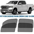 thumbnail image 1 of CLIM ART Magnetic Car Window Shades for Dodge Ram 1500 2019-2026 Crew Cab – Custom-Fit Sun Blocker Curtains, Side Window Covers, Essential Car Accessories for Camping, Privacy Protection - MS0197, 1 of 7