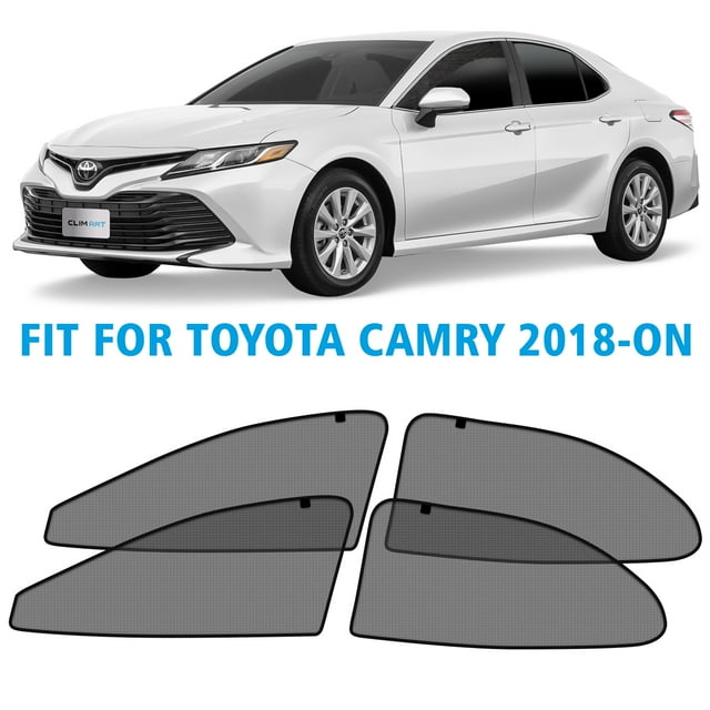 CLIM ART Car Window Sunshade For Toyota Camry 20182024, 4 Pc