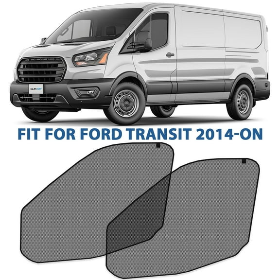CLIM ART Magnetic Car Window Sunshade For Ford Transit 2014-2026, 2 Pc.Set, Side Glass Covers Screen, Block Sun Rays Curtains, Window Shield Sun Shade in Cars, Camping accessories - MS0281