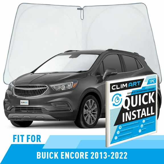 CLIM ART Windshield Sun Shade for Buick Encore 2013-2022, Custom-Fit Foldable Car Sunshade, Vehicle Sun Protector, Front Auto Windshield Cover, Car accessories - WS6015
