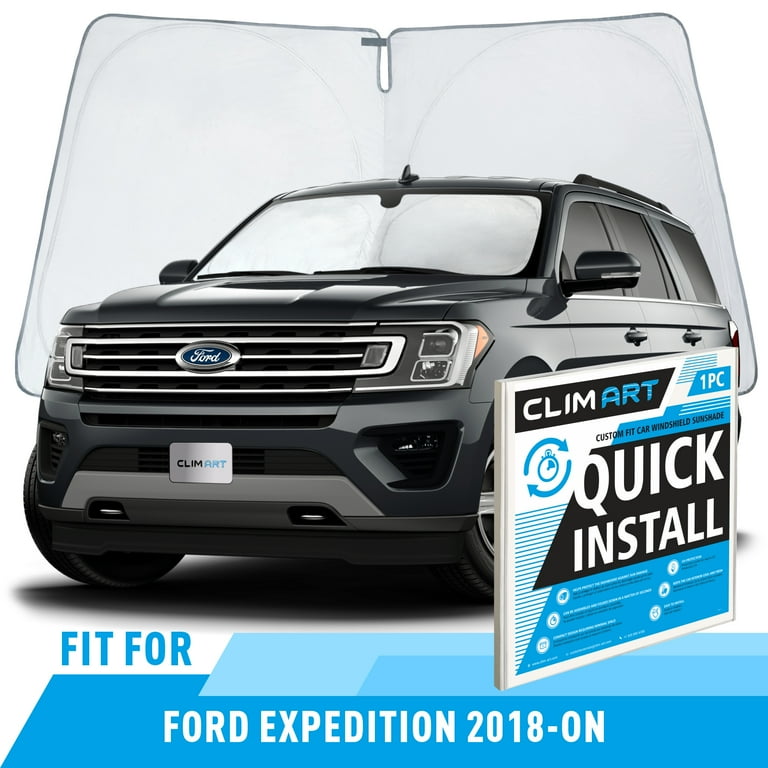 CLIM ART Windshield Sun Shade Compatible with Expedition Navigator