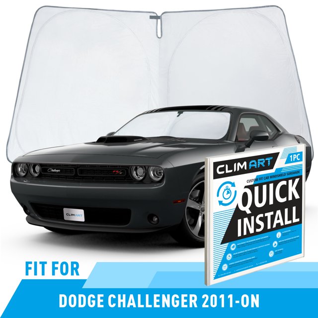 CLIM ART Windshield Sun Shade for Dodge Challenger 20112023 Custom