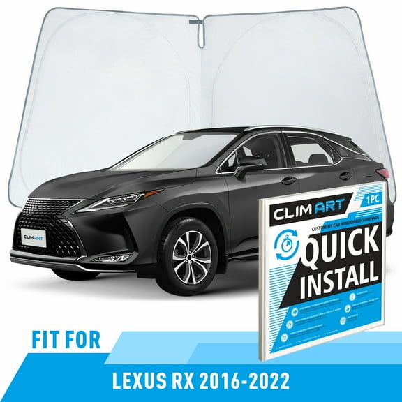 CLIM ART Windshield Sun Shade for Lexus RX 2016-2022, Custom-Fit Foldable Car Sunshade, Vehicle Sun Protector, Front Auto Windshield Cover, Car accessories - WS6006