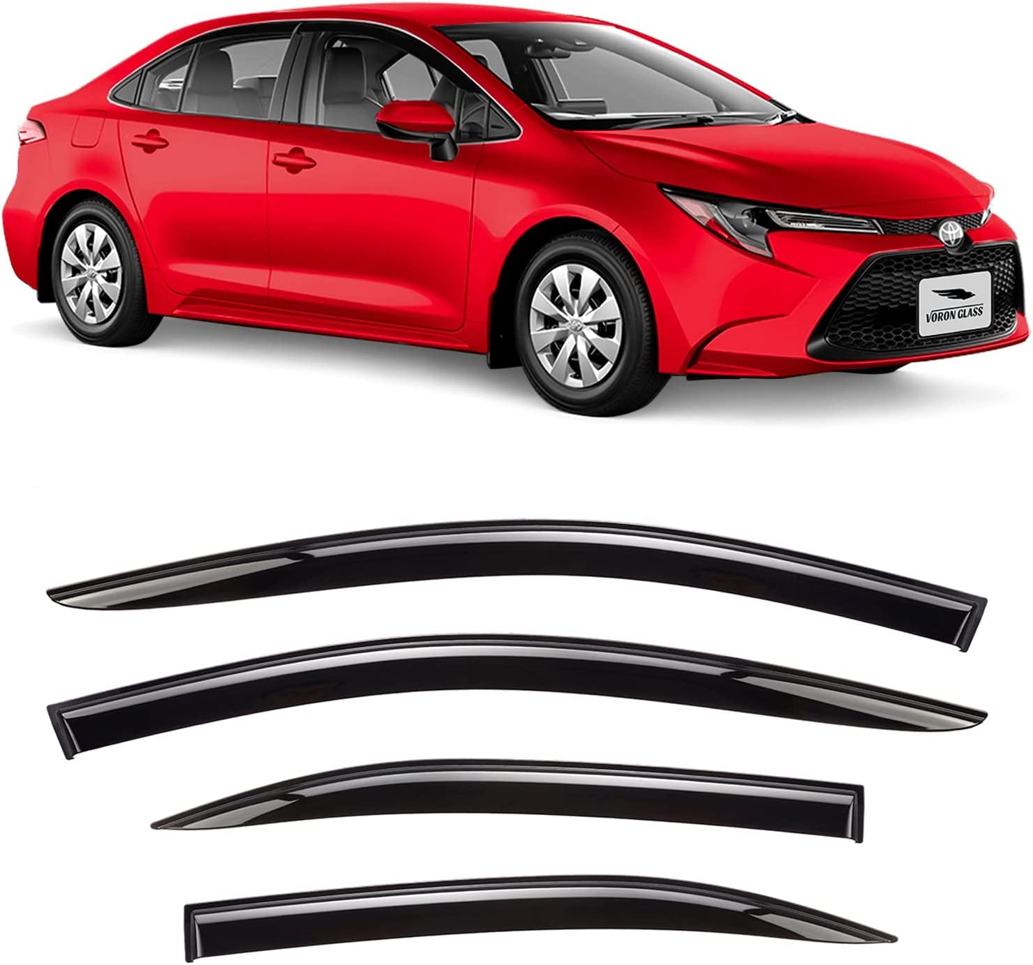 CLIM ART inChannel Incredibly Durable Rain Guards for Subaru Forester