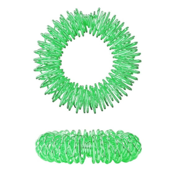 CLIMB Therapeutic Steel Finger Massager Rings, 4 Pack