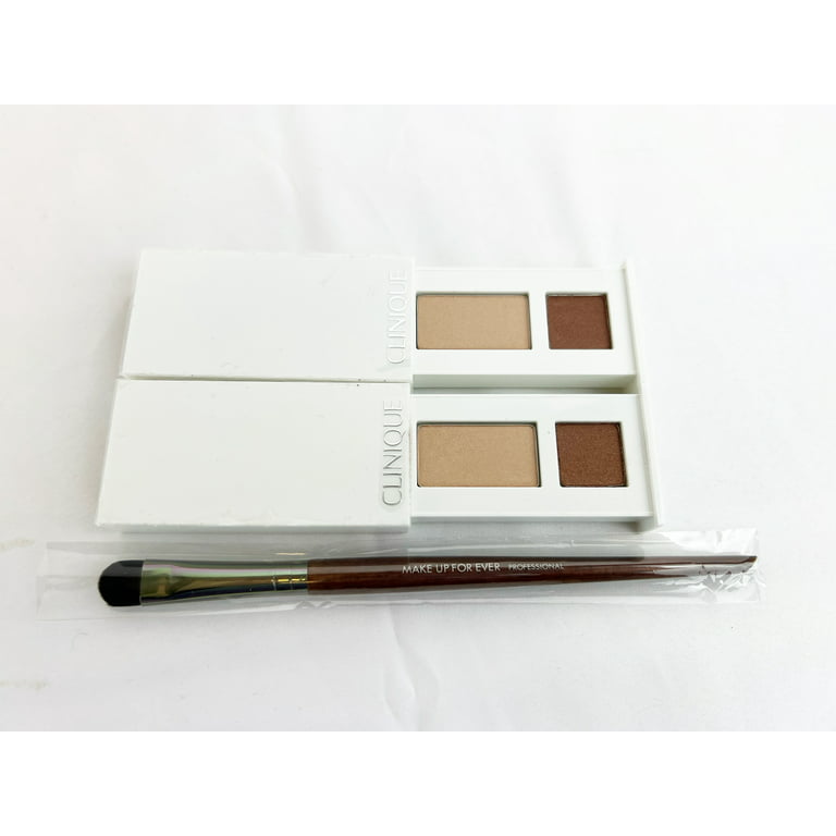 CLINIQUE 01 LIKE MINK DUO ALL ABOUT EYESHADOW TRAVEL SIZE 0.06OZ