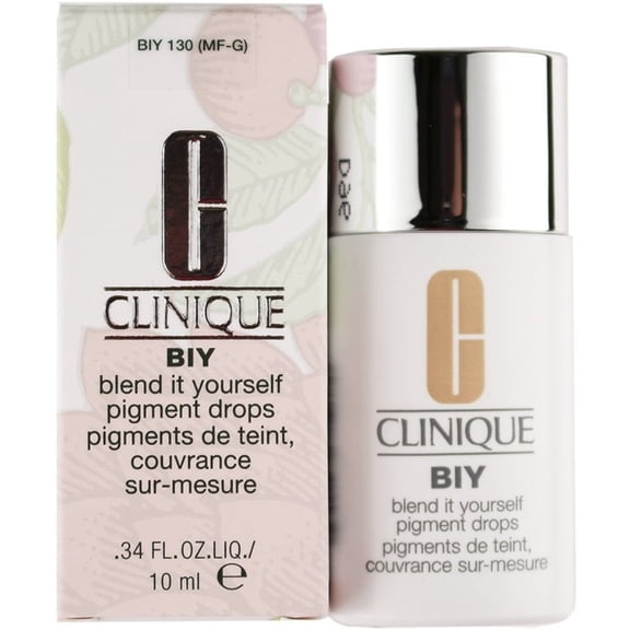 Clinique Blend It Yourself Pigment Drops BIY 130, [MF-G] Golden Neutral 0.34 oz