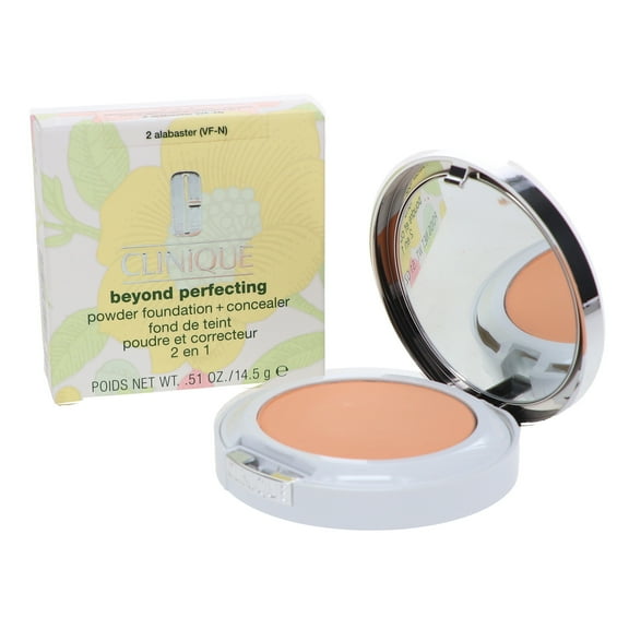 CLINIQUE Beyond Perfecting Powder Foundation + Concealer 02 Alabaster 0.51 oz