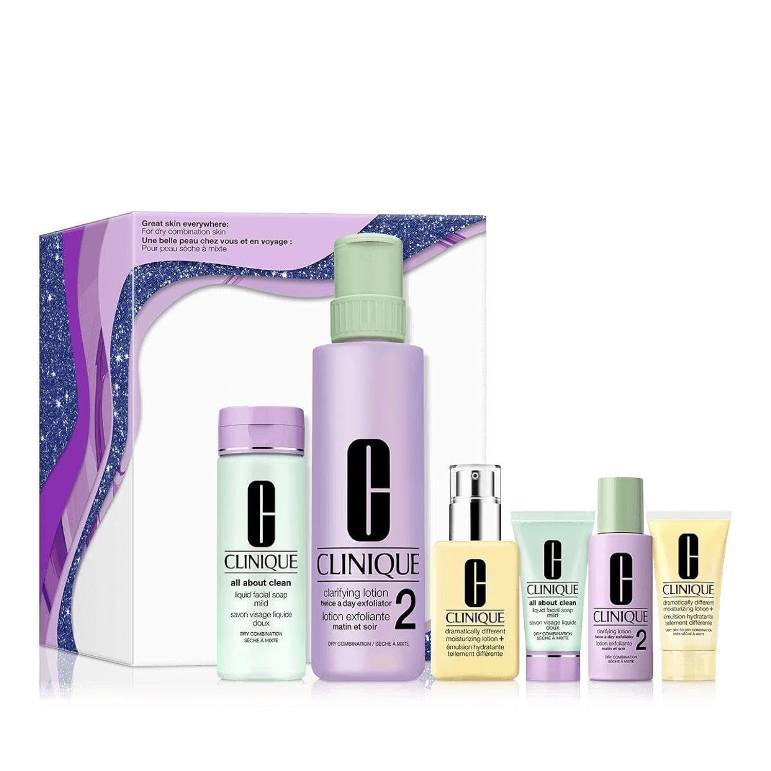 CLINIQUE Great Skin Everywhere 3-Step Skincare Set For Dry Skin