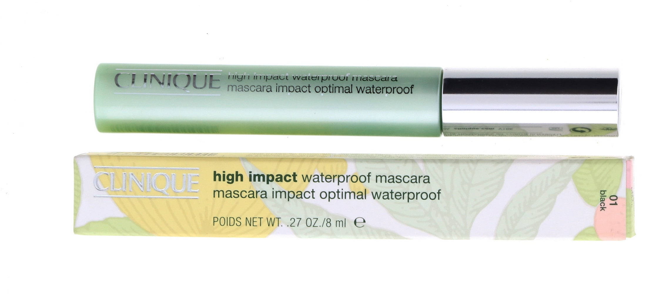 CLINIQUE/HIGH IMPACT WATERPROOF MASCARA 01 BLACK .28 OZ