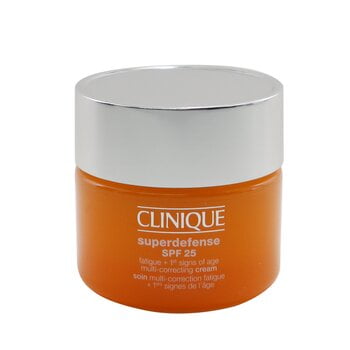 Clinique Superdefense SPF 25 Fatigue + 1st Signs of Age Multi-Correcting Cream - Combination Oily to Oily - 1oz