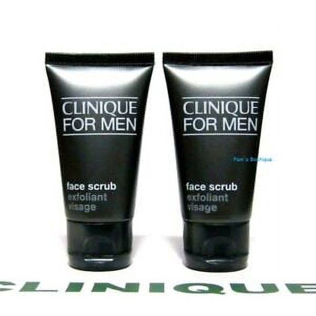 CLINIQUE for MEN Face Scrub Exfoliant x 2 MINIs (1oz/30mL each