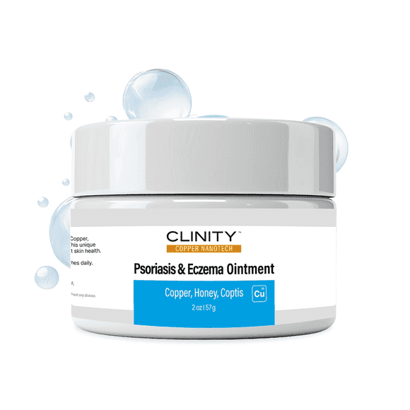 CLINITY Anti-Itch Psoriasis & Eczema Ointment with Copper, Honey, and Coptis, 2 oz
