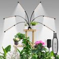 thumbnail image 1 of MY CITY GARDEN 36 W Gooseneck LED Grow Lights, 6 Heads - 5000K, Indoor Grow Lights, 1 of 8