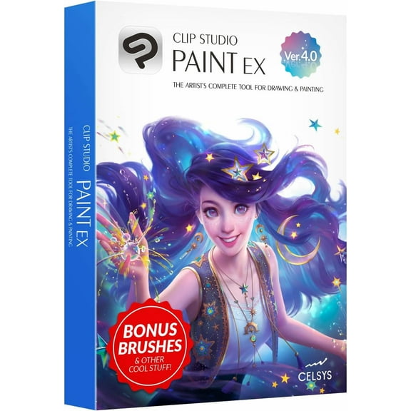 CLIP STUDIO PAINT EX - Version 4 | Perpetual License | for Windows and macOS