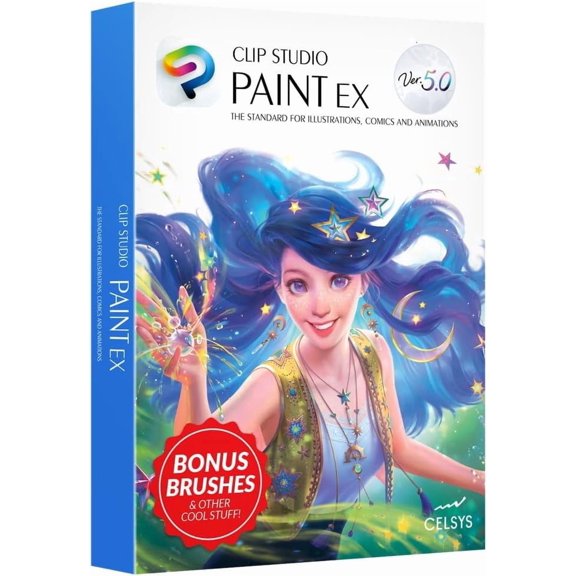 CLIP STUDIO PAINT EX - Version 5 | Perpetual License | for Windows and macOS