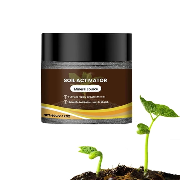 CLIQKWEN 2 PCS Soil Improvement Loosening Agent & Soil Pro Activator - Organic Liquid Fertilizer Soil Activator for Indoor Outdoor Plants, Garden, Potting Mix & Seedling Compost