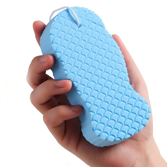 CLIQKWEN 2PCS Magic Exfoliating Bath Sponge & Body Scrubber – Skin-Friendly, Reusable for Adults (Men & Women)
