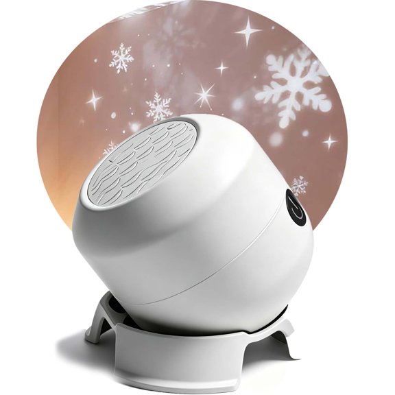 CLIQKWEN Dynamic Rotating LED Projector Light - Ocean Wave Night Light with 360 Degree Rotation - USB for Bedroom