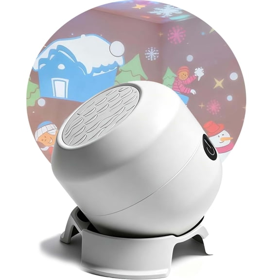 CLIQKWEN Dynamic Rotating LED Projector Light - Ocean Wave Night Light with 360 Degree Rotation - USB for Bedroom