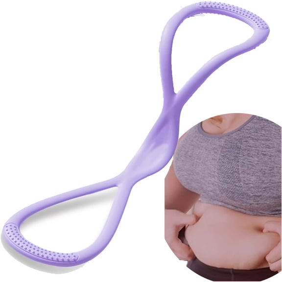 CLIQKWEN Figure 8 Resistance Bands with Handles - Arm & Chest Expander Strap, Exercise Bands for Women & Men Working Out