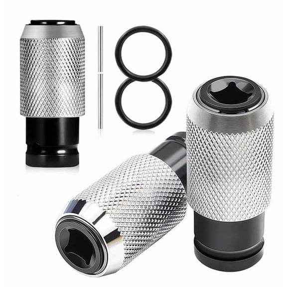 CLIQKWEN Hammer Drill Adapter, Electric Wrench to Hammer Conversion with 4 Impact Drill Bits for Tough Drilling Tasks