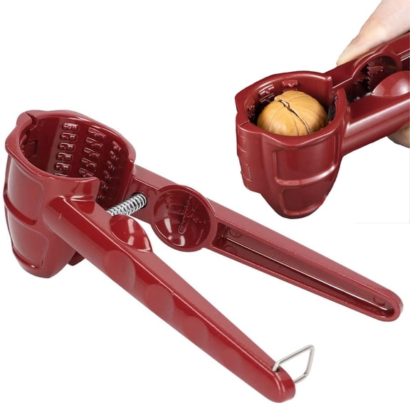 CLIQKWEN Multifunction Heavy Duty Nutcracker with Non-Slip Handle – Pecan, Walnut & Chestnut Opener Tool