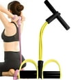 thumbnail image 1 of CLIQKWEN Resistance Bands with Handles & Foot Pedal - 4-in-1 Exercise Tubes for Yoga, Pilates, Home Gym - Portable Strength Trainer for Full Body Workout, 1 of 7