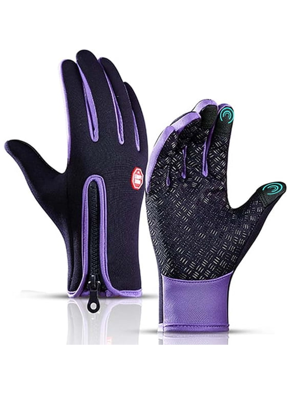 USB Heated Gloves , Windproof Waterproof Thermal Gloves for Men & Women, Touchscreen Compatible