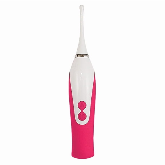 Nasstoys Clit-Tastic Sensual Clit Teaser Rechargeable Silicone Clitoral Vibrator, Rose Red