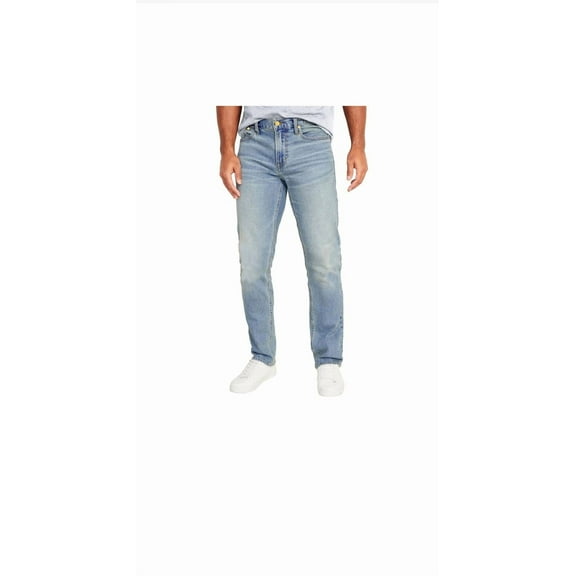 CLLC Men's Regular Fit Denim Jeans - Light Blue