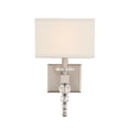 thumbnail image 1 of CLO-8892-BN Crystorama Lighting Clover - One Light Wall Sconce-Brushed Nickel Finish, 1 of 5
