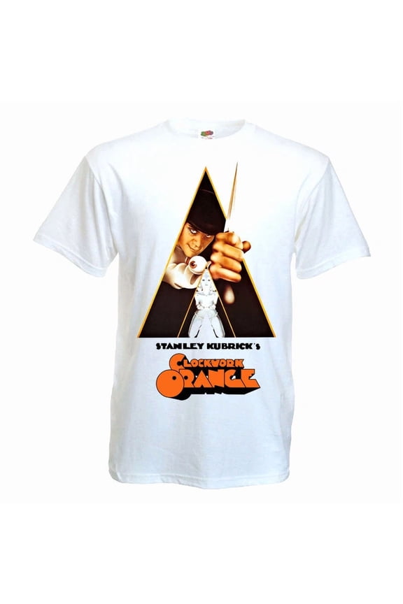 CLOCKWORK ORANGE Movie Poster T shirt WHITE all sizes