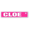 thumbnail image 1 of CLOE Street Sign Childrens Name Room Sign | Indoor/Outdoor |  36" Wide, 1 of 5