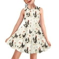thumbnail image 1 of CLOHOMIN Chicken Tank Dress for Teen Girls 11-12 Years Old Comfy One Piece Sundress Sleeveless Flare Dress Kids Round Neck Flared Dress Special Occasion Dresses, 1 of 6