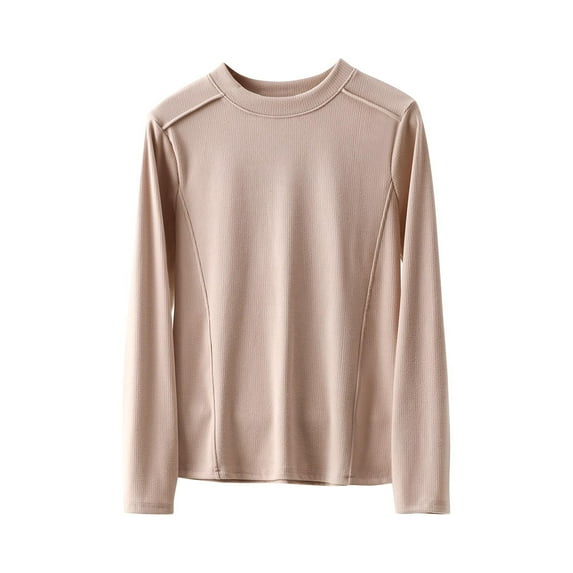 CLOISE Basic Shirts for Women Plus Size High Neck Tops Zip up Solid Color Short Sleeve Pullover Fleece Casual Clothes