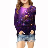 CLOISE Boys White T Shirt Girls Toddler Mardi Gras Long Sleeve Crew ...