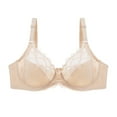 thumbnail image 1 of CLOISE Bras for Women Plus Size Bras Underwire Push up Stretch Cami Bras with Adjustable Straps Large Bust Bras with Support and Lift Lace Bras Everyday Bras Comfort Sleep Bras Beige XL, 1 of 8