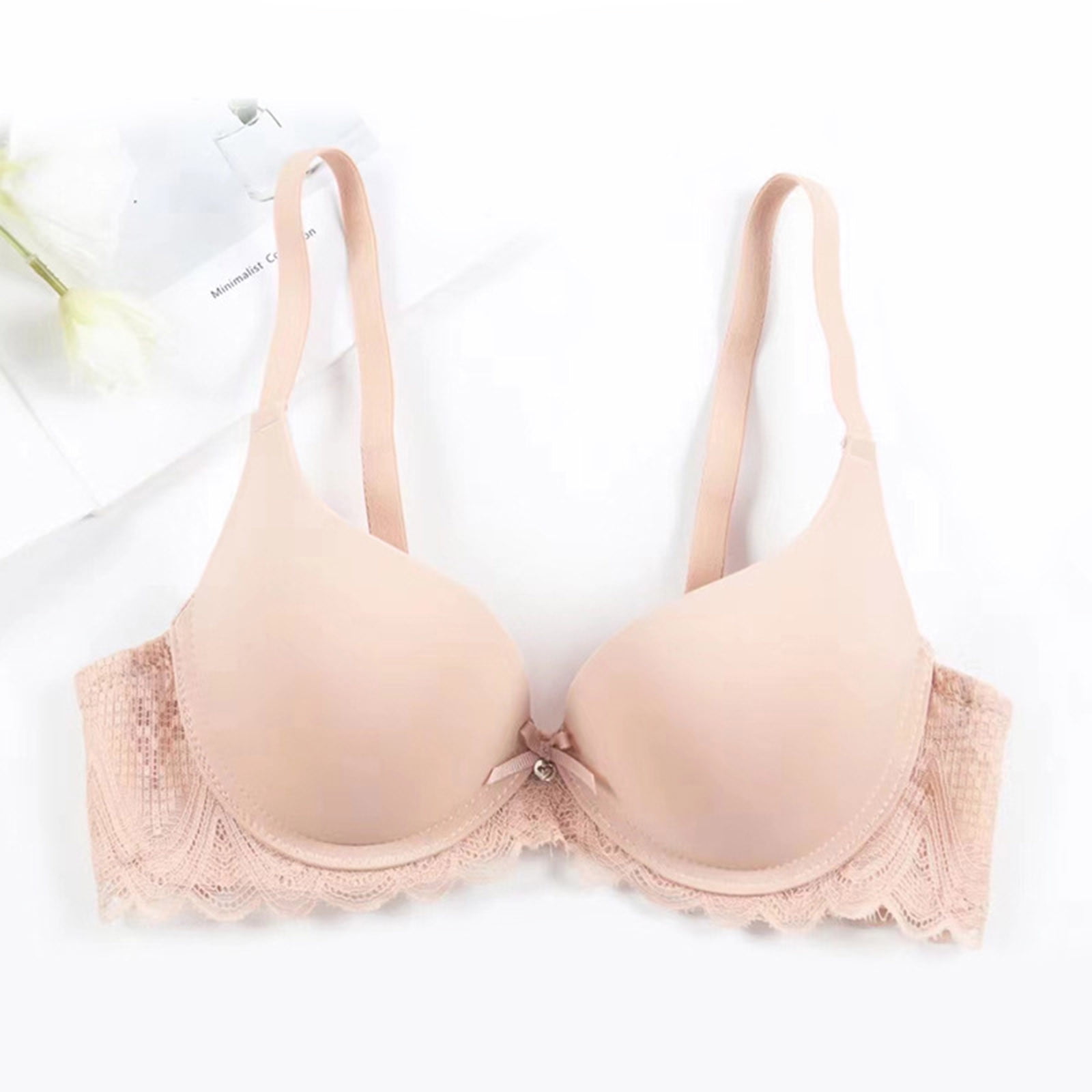 CLOISE Bras for Women Underwire Push up Stretch Cami Bras with ...