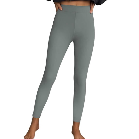 CLOISE Butt Lifting Leggings Plus Size for Women Tights Stretchy Skinny Yoga Pants Solid Seamless High Waist Workout Bottoms