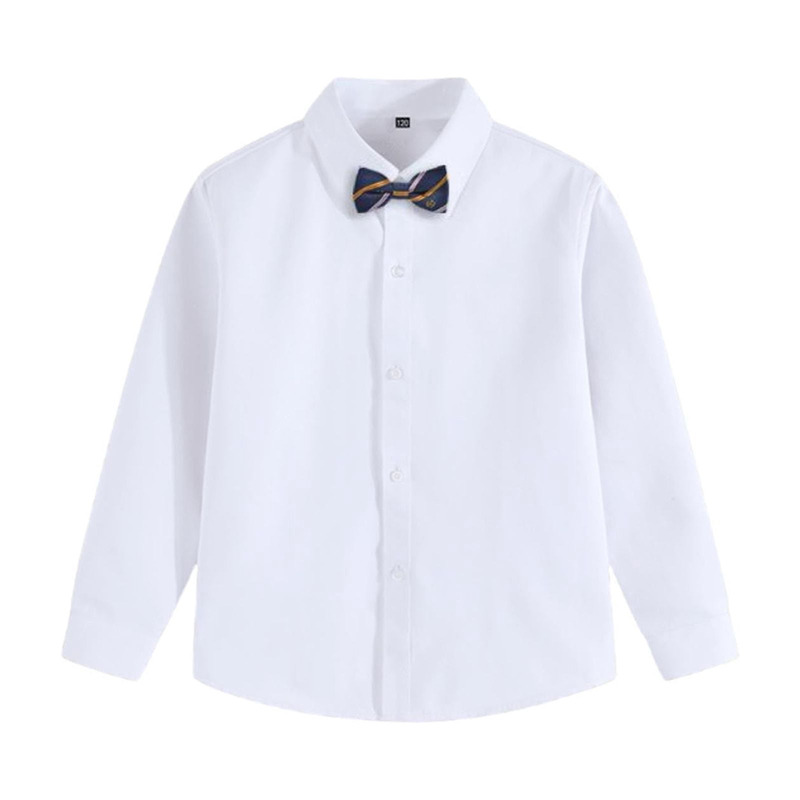 CLOISE Button down Shirt Boys Girls Long Sleeve School Uniform with ...