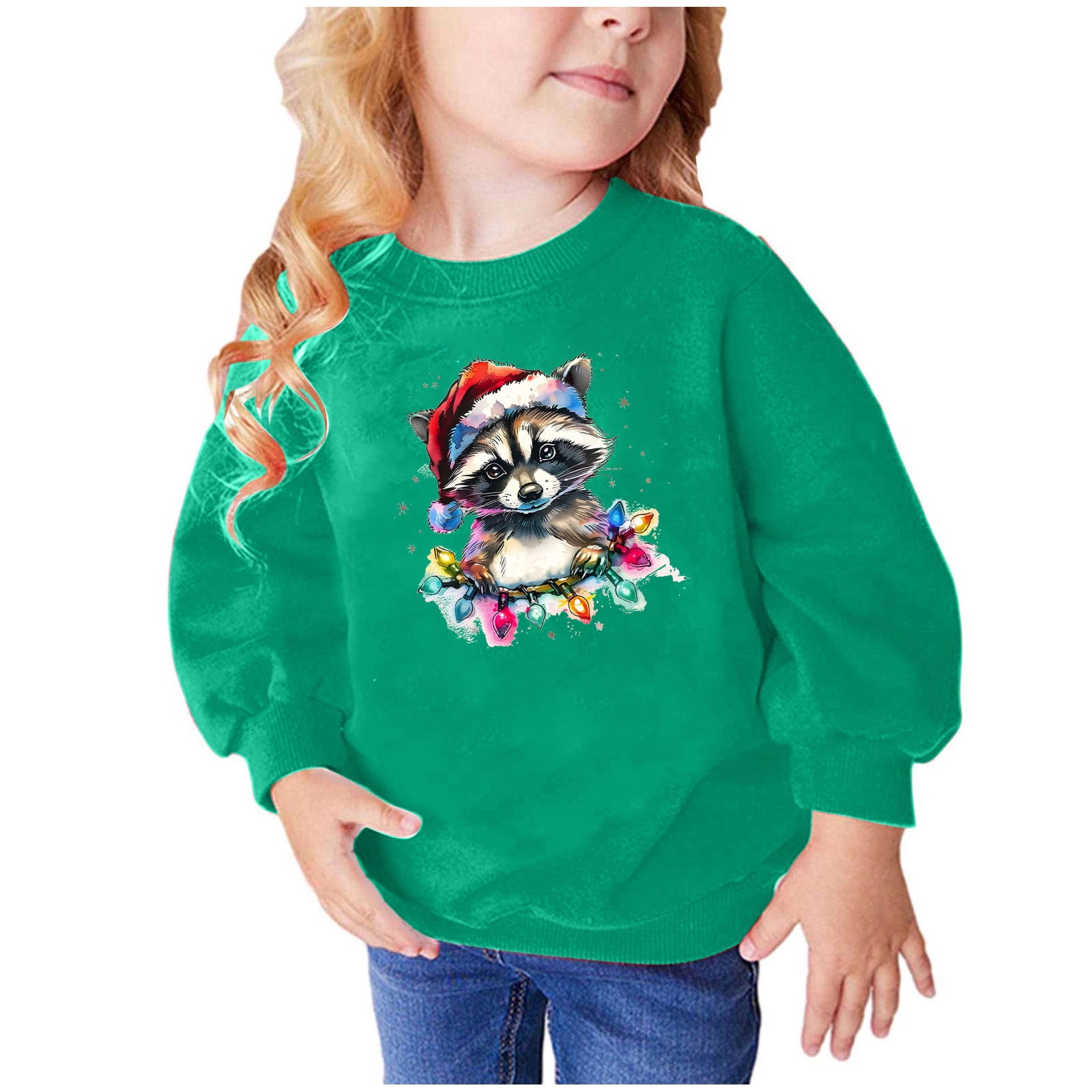 CLOISE Crew Neck Sweatshirt Kids Boys Toddler Christmas Long Sleeve ...
