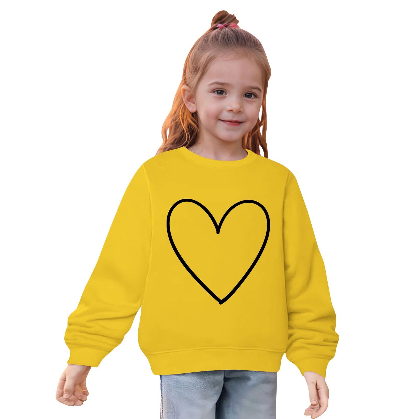 Boys Yellow Cotton Print Sweatshirt