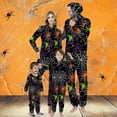 thumbnail image 1 of CLOISE Family of 4 Halloween Pajamas Funny Printed One-Piece Sleepwear for Men Hooded Zipper Pajamas Comfy Long Sleeve Jumpsuit Funny Halloween Outfits in November Multicolor XL, 1 of 5