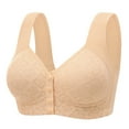 thumbnail image 1 of CLOISE Front Closure Bras for Women Plus Size No Underwire Full Coverage Comfortable Bras with Sagging Breasts M-4XL, 1 of 2
